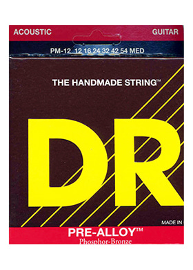DR PML-12 Pre-Alloy 디알 프리 앨로이 파스퍼 브론즈 어쿠스틱 기타줄 (012-054 국내정식수입품)