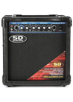 Sound Drive SG-15 사운드드라이브 에스지피프틴 15와트 기타 콤보 앰프 (국내정품)