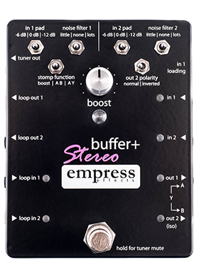 Empress Effects Buffer+ Stereo 엠프레스이펙츠 버퍼 플러스 스테레오 (국내정식수입품)