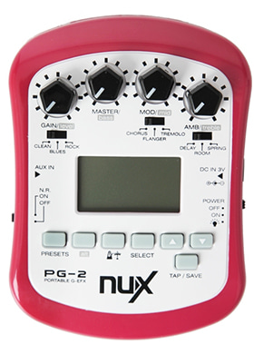 Nux PG-2 Portable G-EFX 뉴엑스 피지투 포터블 기타 이펙터 헤드폰 앰프 (국내정식수입품)