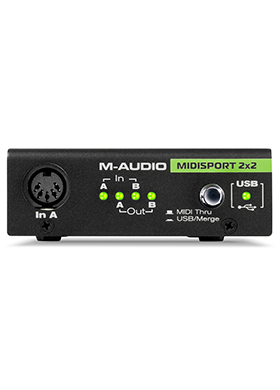 M-Audio MIDISPORT 2x2 엠오디오 미디스포츠 2인 2아웃 USB 미디 인터페이스 (국내정식수입품)