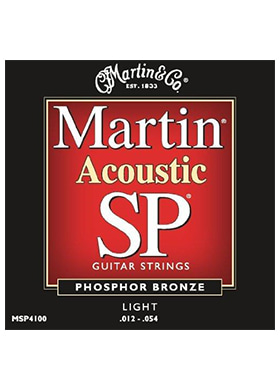 Martin MSP4100 Phosphor Bronze SP Acoustic Guitar Strings Light 마틴 파스퍼 브론즈 어쿠스틱 기타줄 라이트 (012-054 국내정식수입품)