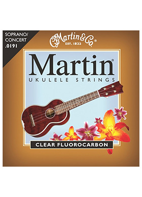 Martin M600 Clear Fluorocarbon Ukulele Soprano/Concert 마틴 클리어 플루오로카본 우쿨렐레줄 소프라노 콘서트 (0191-0216 국내정식수입품)