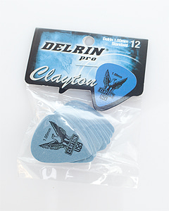 Clayton DS100/12 Delrin Pro Standard 1.00mm 클레이톤 델린 프로 스탠다드 기타피크 12개 세트 (국내정식수입품)