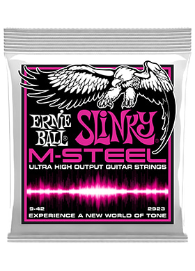 Ernie Ball 2923 M-Steel Slinky 어니볼 엠스틸 일렉기타줄 슬링키 (009-042 국내정식수입품)