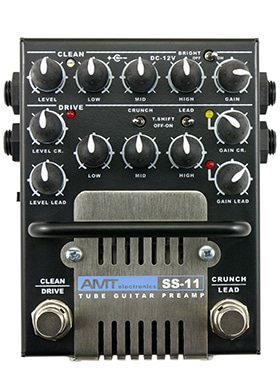 AMT Electronics SS-11B Tube Guitar Preamp 에이엠티일렉트로닉스 에스에스일레븐비 3채널 진공관 프리앰프 (모던 스타일 국내정식수입품)