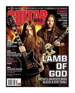 Guitar World Magazine Mar 12 Lamb of God 기타 월드 매거진 2012년 3월호 램 오브 갓
