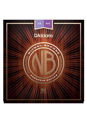 D&#039;Addario NB1152 Nickel Bronze Custom Light 다달리오 니켈 브론즈 어쿠스틱 기타줄 커스텀 라이트 (011-052 국내정식수입품)