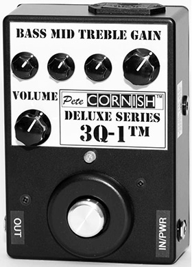 [주문제작상품] Pete Cornish 3Q-1 Deluxe Series 3 Band Active EQ &amp; Linear Boost 피트코니쉬 쓰리큐원 디럭스 시리즈 쓰리밴드 이퀄라이저 리니어 부스터
