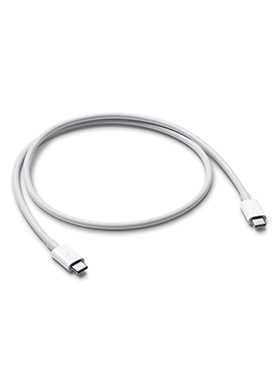Apple Thunderbolt 3 (USB-C) Cable White 애플 썬더볼트 쓰리 케이블 화이트 (0.8M 국내정식수입품)