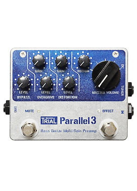 Trial Parallel3 트라이얼 페러럴 쓰리 베이스 멀티 게인 프리앰프 (국내정식수입품)