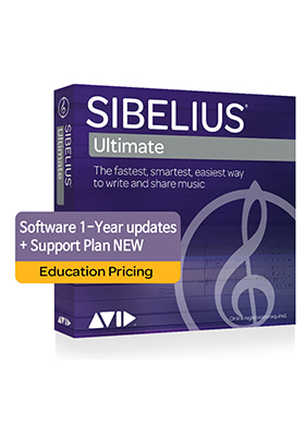 Avid Sibelius Ultimate 1-Years Updates Support Plan Education 아비드 시벨리우스 얼티메이트 1년 업데이트 서포트 플랜 교육용 (다운로드 버전)