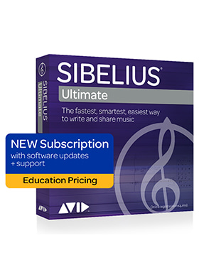 Avid Sibelius Ultimate 1-Years Subscription Education 아비드 시벨리우스 얼티메이트 1년 구독 교육용 (1년간 정액제 국내정식수입품)