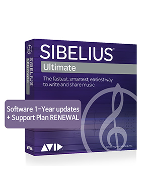 Avid Sibelius Ultimate 1-Year Updates Support Plan Renewal 아비드 시벨리우스 얼티메이트 1년 업데이트 서포트 플랜 리뉴얼 (다운로드 버전)