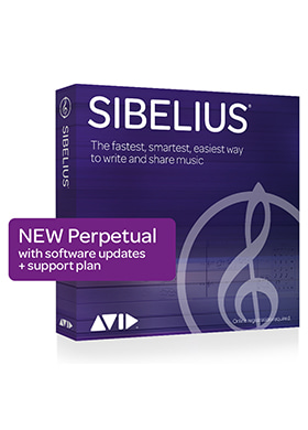 Avid Sibelius Perpetual License 아비드 시벨리우스 퍼페츄얼 라이센스 (박스 버전, 영구 라이센스, 1년 무상 업데이트 국내정식수입품)