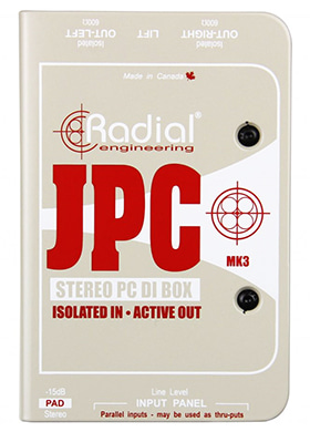Radial JPC 레디얼 제이피씨 랩탑 &amp; 컴퓨터용 액티브 다이렉트 박스 (국내정식수입품)
