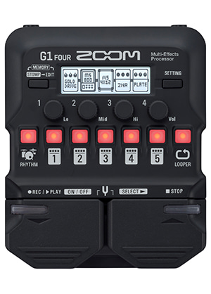 Zoom G1 Four 줌 지원 포 기타 플로어 멀티 이펙터 (국내정식수입품)