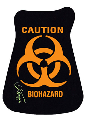 Scratch Pad Caution Bio Hazard 스크래치패드 코션 바이오해저드 (국내정식수입품)