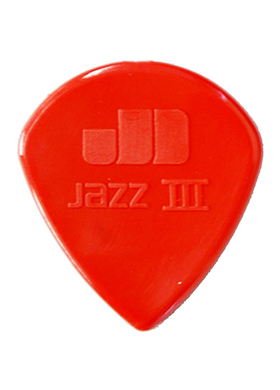 Dunlop 47R3 Nylon Jazz III 1.38mm Red 던롭 포티세븐알쓰리 나일론 재즈 쓰리 기타피크 레드 (국내정식수입품)
