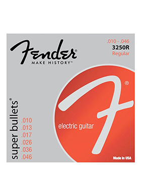 [일시품절] Fender 3250R Super Bullet Nickel Plated Steel Strings Regular 펜더 슈퍼 블렛 니켈 일렉기타줄 (010-046 국내정식수입품)