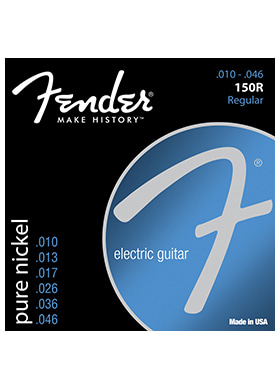 Fender 150R Original Pure Nickel 150 Guitar Strings Regular 펜더 오리지널 퓨어 니켈 일렉기타줄 (010-046 국내정식수입품)