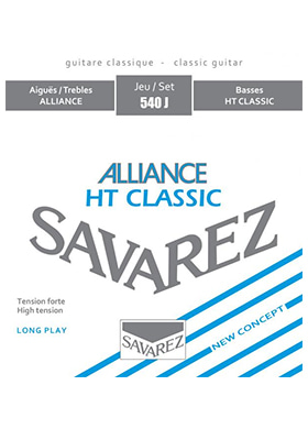 Savarez 540J Alliance HT Classic High Tension 사바레즈 알리앙스 에이치티 클래식 하이 텐션 클래식 기타줄 (국내정식수입품)