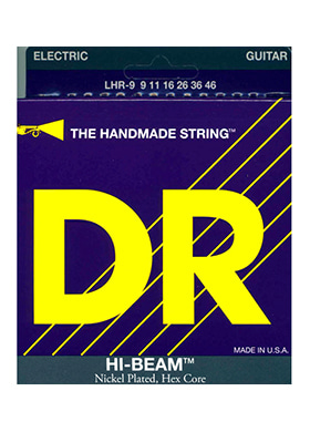 DR LHR-9 Hi-Beam Nickel Plated Hex Core Lite 디알 하이빔 니켈 일렉기타줄 (009-046 국내정식수입품)