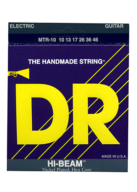 DR MTR-10 Hi-Beam Nickel Plated Hex Core 디알 하이빔 니켈 일렉기타줄 (010-046 국내정식수입품)
