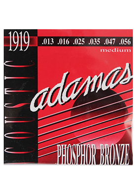 Adamas 1919 Phosphor Bronze Medium 아다마스 파스퍼 브론즈 어쿠스틱 기타줄 (013-056 국내정식수입품)