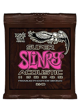 Ernie Ball 2148 Phosphor Bronze Acoustic Super Slinky 어니볼 파스퍼 브론즈 어쿠스틱 기타줄 슈퍼 슬링키 (011-052 국내정식수입품)