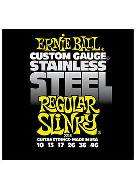 [일시품절] Ernie Ball 2246 Stainless Steel Regular Slinky 어니볼 스테인리스 일렉기타줄 레귤러 슬링키 (010-046 국내정식수입품)