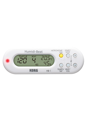 Korg HB-1 Humidi-Beat White 코르그 휴미디 비트 온도계 &amp; 습도계 &amp; 메트로놈 화이트 (국내정식수입품)