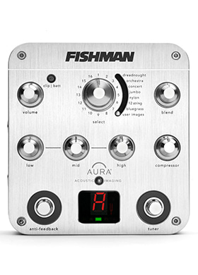 [일시품절] Fishman Aura Spectrum DI 피쉬맨 아우라 스펙트럼 디아이 어쿠스틱 프리앰프 EQ (국내정식수입품)