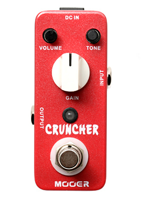 Mooer Audio Cruncher 무어오디오 크런처 하이게인 디스토션 (국내정식수입품)