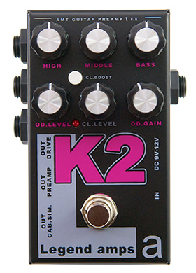 AMT Electronics K2 Legend Amp Series II Krank 에이엠티일렉트로닉스 케이투 크랭크 앰프 시뮬 프리앰프 (국내정식수입품)