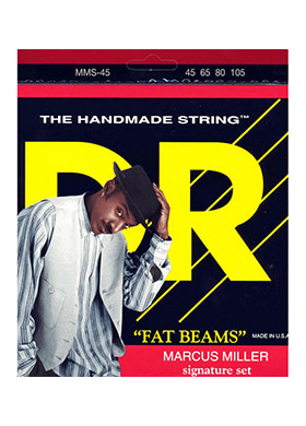 DR MMS-45 Fat-Beams Marcus Miller Signature Stainless Steel Bass Medium Signature 디알 팻빔 마커스 밀러 시그니처 미디엄 시그니처 4현 베이스줄 (045-105 국내정식수입품)