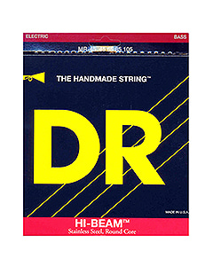 DR MR-45 Hi-Beam Stainless Steel Bass 디알 하이빔 스테인리스 4현 베이스줄 (045-105 국내정식수입품)