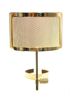 MXL PF-004-G Attachable Metal Mesh Pop Filter Gold 엠엑스엘 어태처블 메탈 메시 팝 필터 골드 (국내정식수입품)