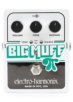 [일시품절] Electro-Harmonix Big Muff Pi with Tone Wicker 일렉트로하모닉스 빅 머프 파이 톤 위커 (국내정식수입품)