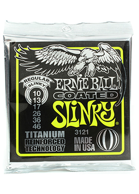 [일시품절] Ernie Ball 3121 RPS Coated Titanium Regular Slinky 어니볼 알피에스 코티드 티타늄 일렉기타줄 레귤러 슬링키 (010-046 국내정식수입품)