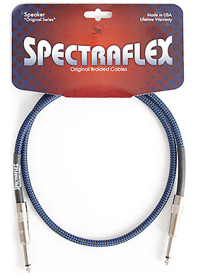 Spectraflex SC3-B Speaker Cable Blue 스펙트라플렉스 스피커 케이블 블루 (일자1→일자,1m 국내정식수입품)