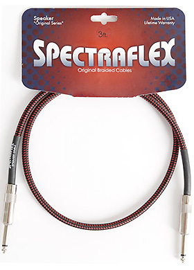 Spectraflex SC3-R Speaker Cable Red 스펙트라플렉스 스피커 케이블 레드 (일자1→일자,1m 국내정식수입품)