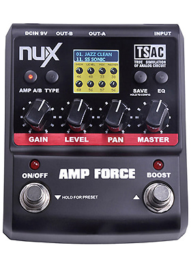 Nux Amp Force Modeling Amp Simulator 뉴엑스 앰프포스 모델링 앰프 시뮬레이터 (국내정식수입품)