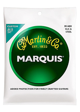Martin M1400 Marquis Silk &amp; Steel Acoustic Guitar Strings Custom 마틴 마퀴스 실크 앤 스틸 어쿠스틱 기타줄 커스텀 (0115-047 국내정식수입품)
