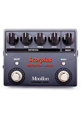 Moollon Scorpius Distortion + Boost 물론 스코어피어스 디스토션 부스트 (국내정품)