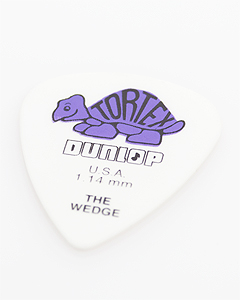 Dunlop 424R Tortex Wedge 1.14mm Violet 던롭 톨텍스 웨지 기타피크 보라 (국내정식수입품)