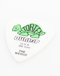 Dunlop 424R Tortex Wedge 0.88mm Green 던롭 톨텍스 웨지 기타피크 초록 (국내정식수입품)