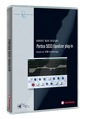 Steinberg Rupert Neve Designs Portico 5033 Equalizer Plug-in 스테인버그 루퍼트니브디자인 포어티코 이퀄라이저 플러그인 (국내정식수입품)