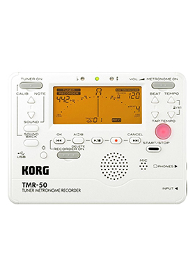 Korg TMR-50 Tuner Metronome Recorder White 코르그 튜너 메트로놈 레코더 화이트 (국내정식수입품)