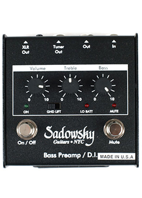 Sadowsky Bass Preamp / DI 쉐도우스키 베이스 프리앰프 디아이 (국내정식수입품)